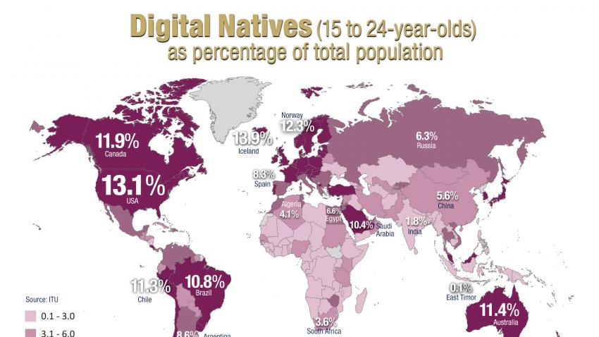 Digital Natives Map Digital Natives Map